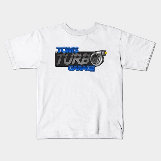 Tom's Turbo Garage Logo Kids T-Shirt by TomsTurboGarage